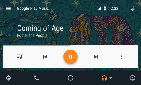 Customized audio app UI